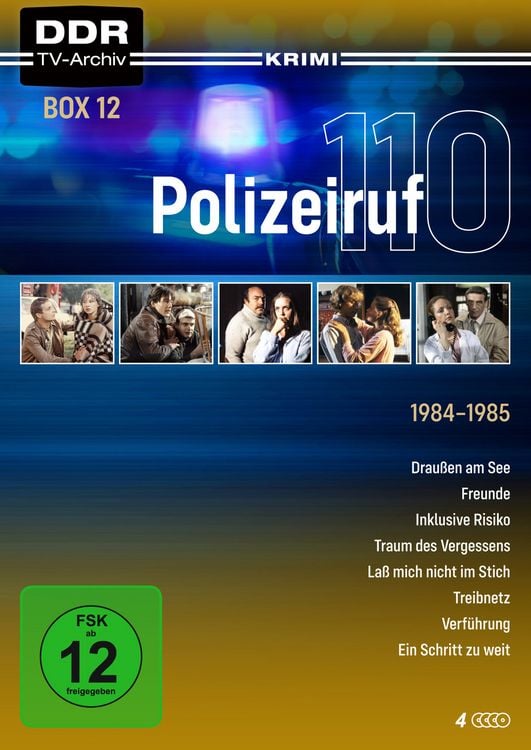 Produktbild: Polizeiruf 110 - Box 12 (DDR TV-Archiv) mit Sammelr&uuml;cken [4 DVDs]