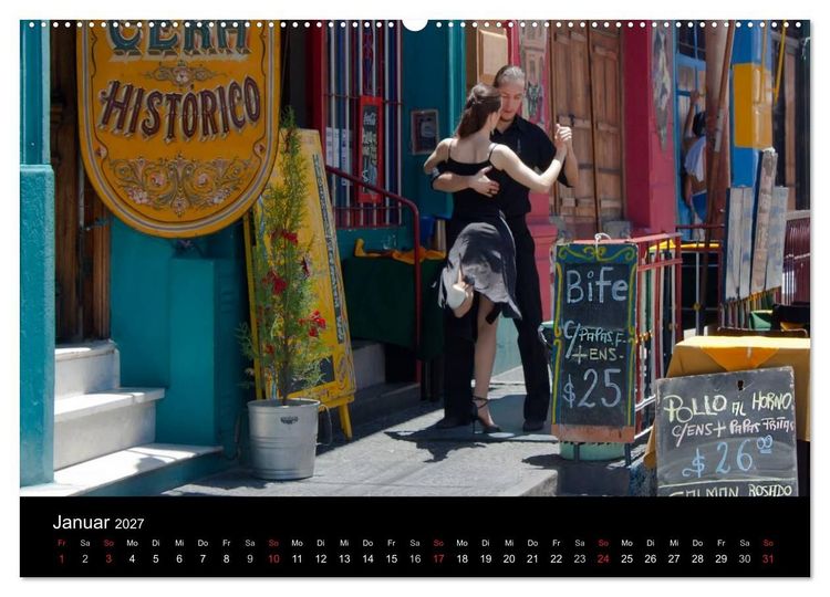 Produktbild: Buenos Aires (Wandkalender 2027 DIN A2 quer), CALVENDO Monatskalender