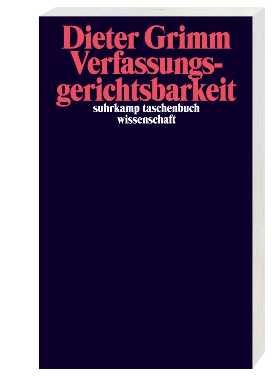 Produktbild: Verfassungsgerichtsbarkeit