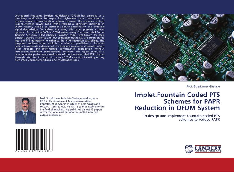 Produktbild: Implet.Fountain Coded PTS Schemes for PAPR Reduction in OFDM System