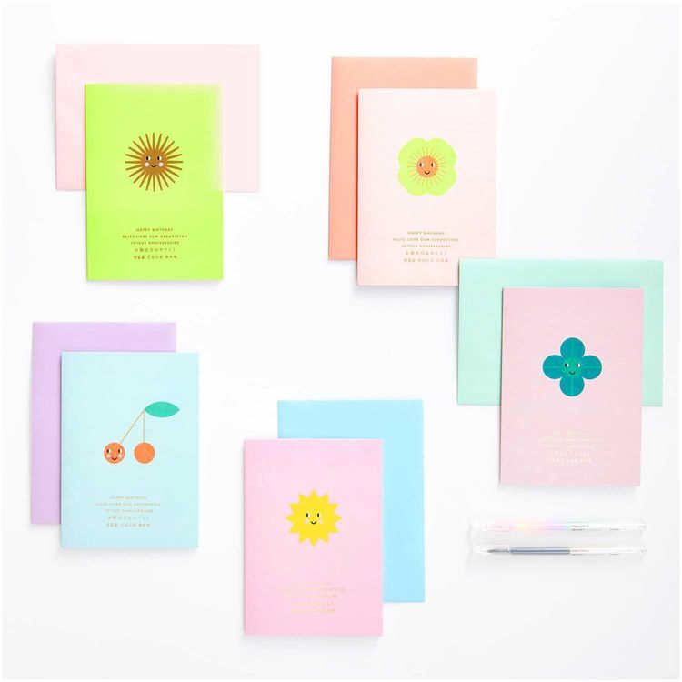 Produktbild: Kartenset Happy Birthday MIX