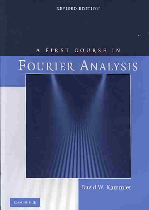 Produktbild: A First Course in Fourier Analysis