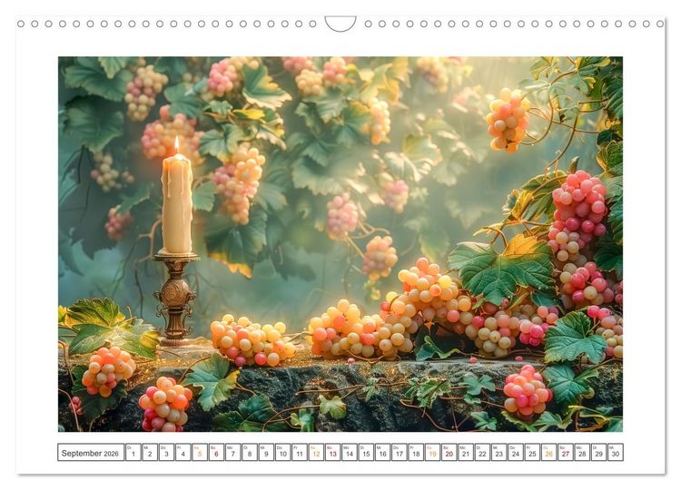 Produktbild: Der Weingenie&szlig;er (Wandkalender 2026 DIN A3 quer), CALVENDO Monatskalender