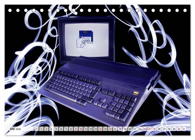 Produktbild: Computer der 80er (Tischkalender 2026 DIN A5 quer), CALVENDO Monatskalender