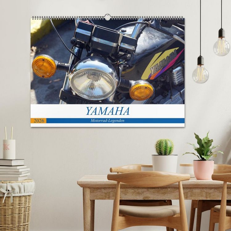 Produktbild: YAMAHA - Motorrad-Legenden (Wandkalender 2026 DIN A2 quer), CALVENDO Monatskalender