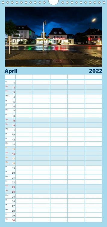 Produktbild: Familienplaner Unterhaching (Wandkalender 2022 , 21 cm x 45 cm, hoch)