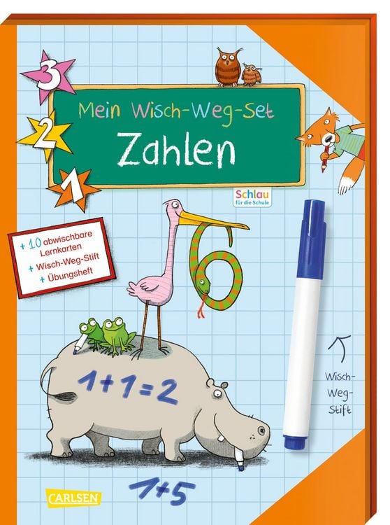 Produktbild: Schlau für die Schule: Mein Wisch-Weg-Set: Zahlen
