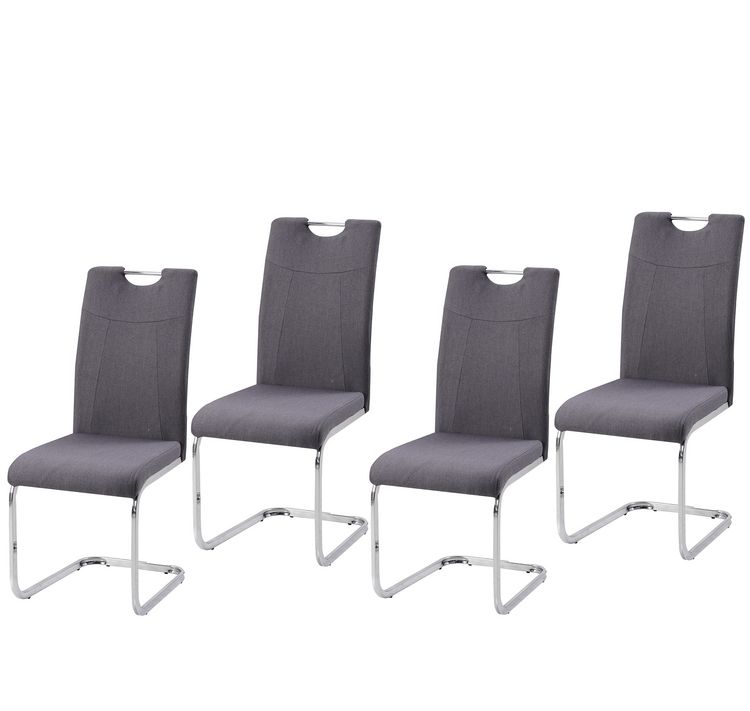 Produktbild: HTI-Living Schwingstuhl KellyC Grau 4er Schwingstuhl KellyC Grau 4er