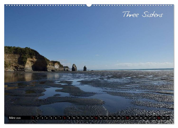 Produktbild: Neuseeland (Wandkalender 2026 DIN A2 quer), CALVENDO Monatskalender