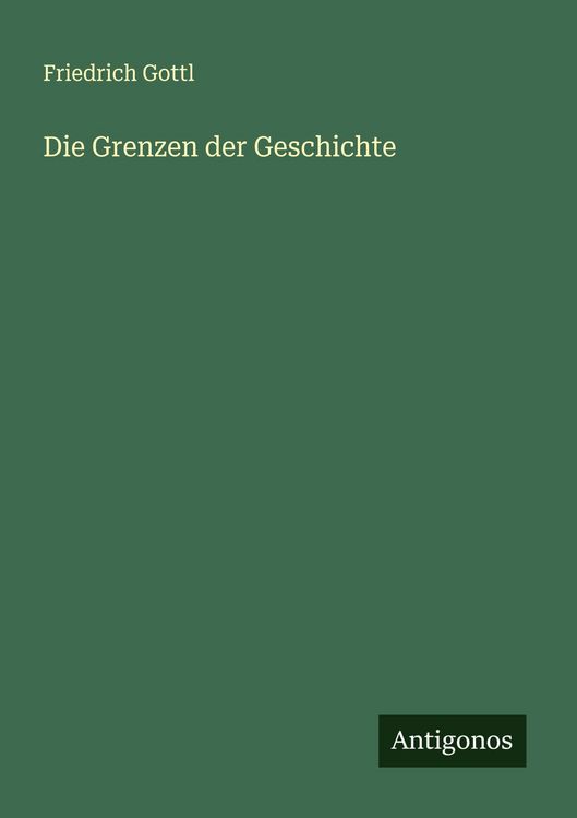 Produktbild: Die Grenzen der Geschichte