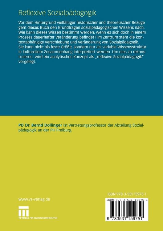 Produktbild: Reflexive Sozialp&auml;dagogik