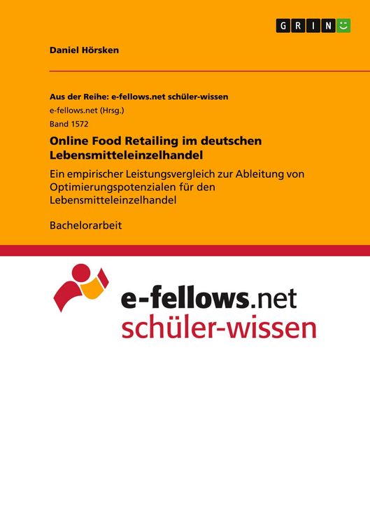 Produktbild: Online Food Retailing im deutschen Lebensmitteleinzelhandel
