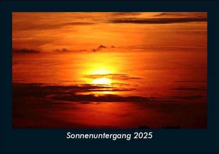 Produktbild: Sonnenuntergang 2025 Fotokalender DIN A5