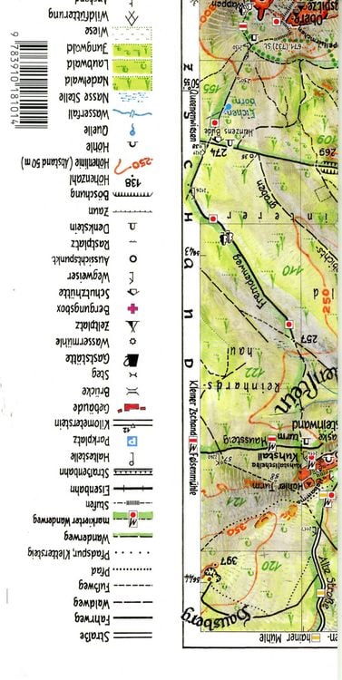 Produktbild: Schrammsteine&middot;Affensteine 1 : 10 000
