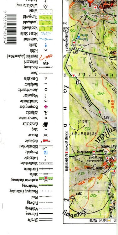 Produktbild: Schrammsteine &ndash; Affensteine 1:10000