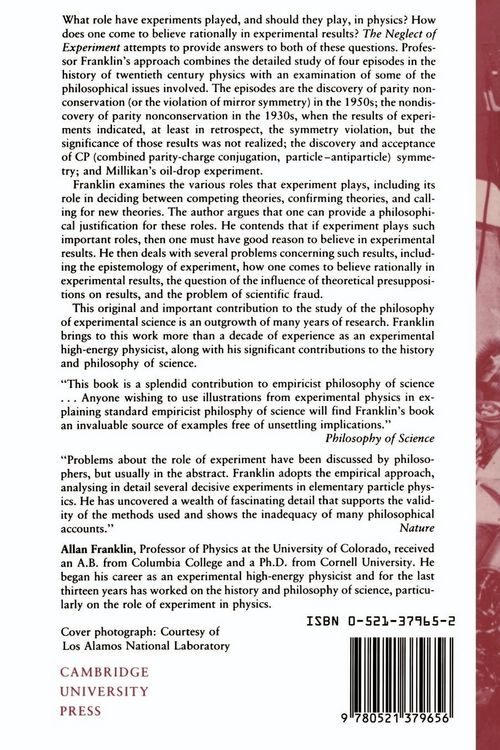 Produktbild: The Neglect of Experiment