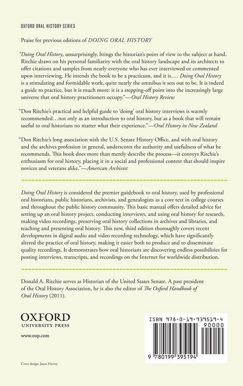 Produktbild: Doing Oral History