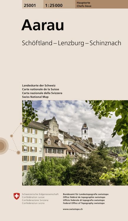 Produktbild: Swisstopo 1 : 25 000 Aarau