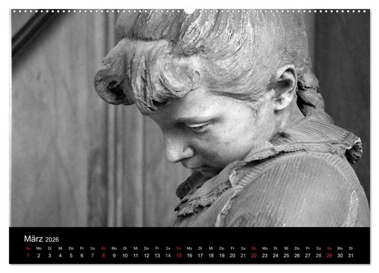 Produktbild: Lebende Steine - Skulpturen auf dem Friedhof Staglieno (Wandkalender 2026 DIN A2 quer), CALVENDO Monatskalender
