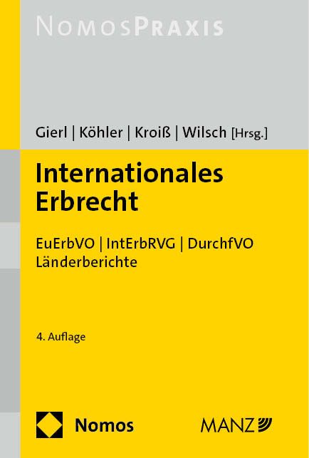 Produktbild: Internationales Erbrecht