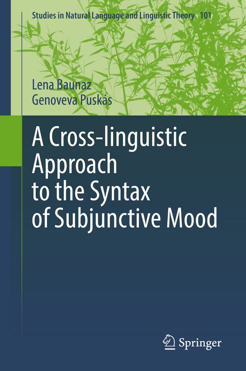 Produktbild: A Cross-linguistic Approach to the Syntax of Subjunctive Mood