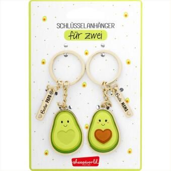Produktbild: Paar-Schl&uuml;sselanh&auml;nger "Avocado"