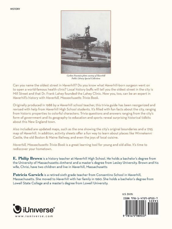 Produktbild: Haverhill, Massachusetts Trivia Book