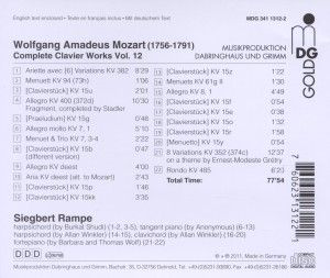 Produktbild: S&auml;mtliche Klavierwerke Vol.12