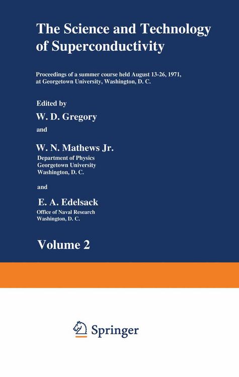 Produktbild: The Science and Technology of Superconductivity