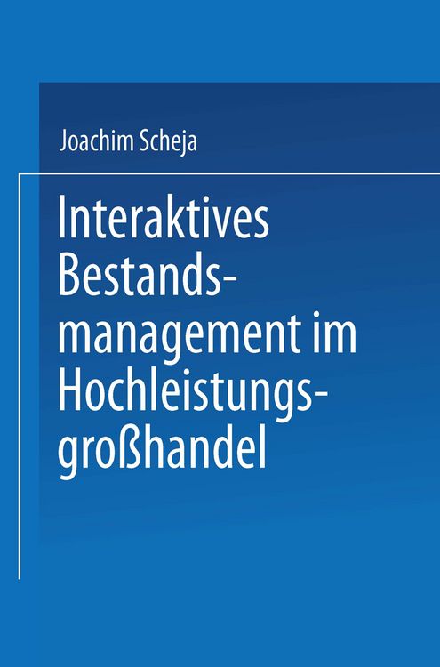Produktbild: Interaktives Bestandsmanagement im Hochleistungsgro&szlig;handel