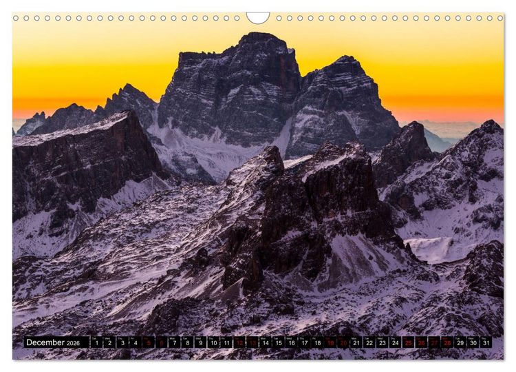 Produktbild: The Dolomites Mountains (Wall Calendar 2026 DIN A3 landscape), CALVENDO 12 Month Wall Calendar