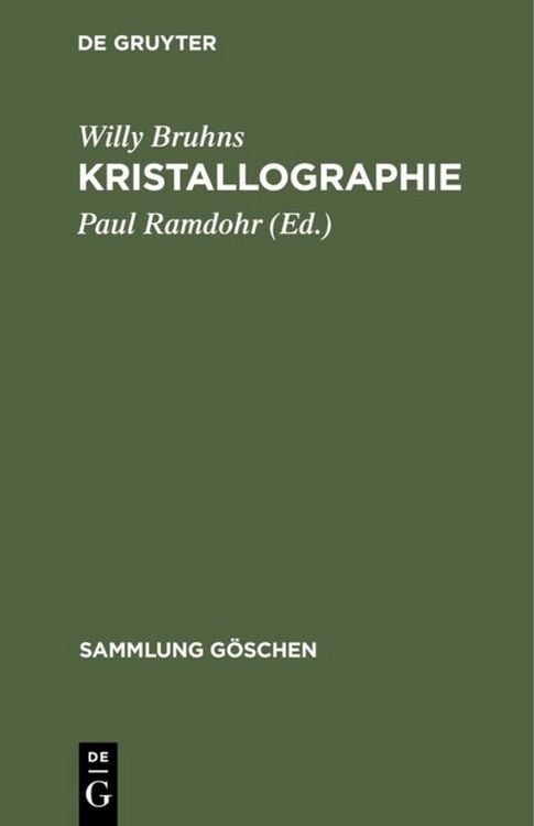 Produktbild: Kristallographie