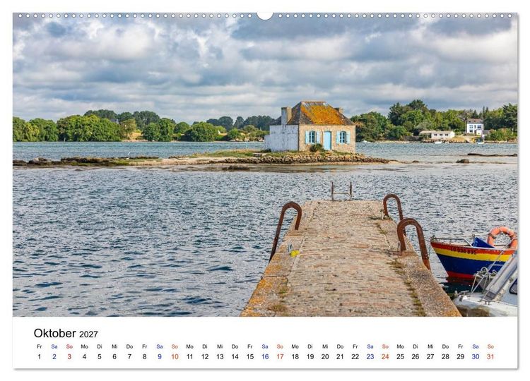 Produktbild: Morbihan - Eine Entdeckungsreise in den S&uuml;den der Bretagne (Wandkalender 2027 DIN A2 quer), CALVENDO Monatskalender
