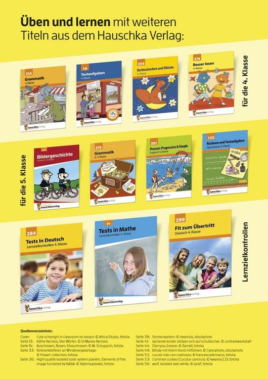 Produktbild: &Uuml;bungsheft mit Lesetests in Deutsch 4. Klasse