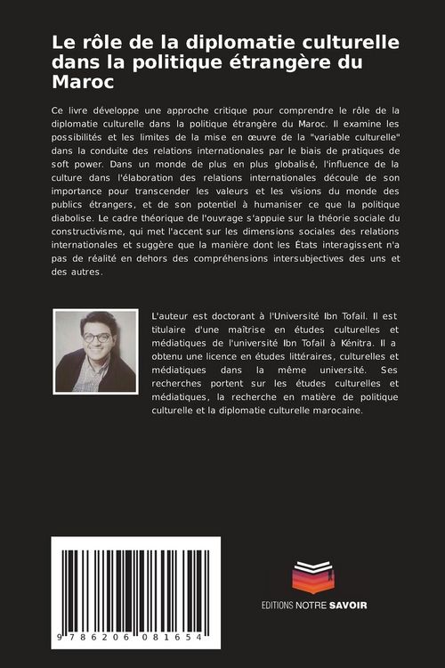 Produktbild: Le r&ocirc;le de la diplomatie culturelle dans la politique &eacute;trang&egrave;re du Maroc