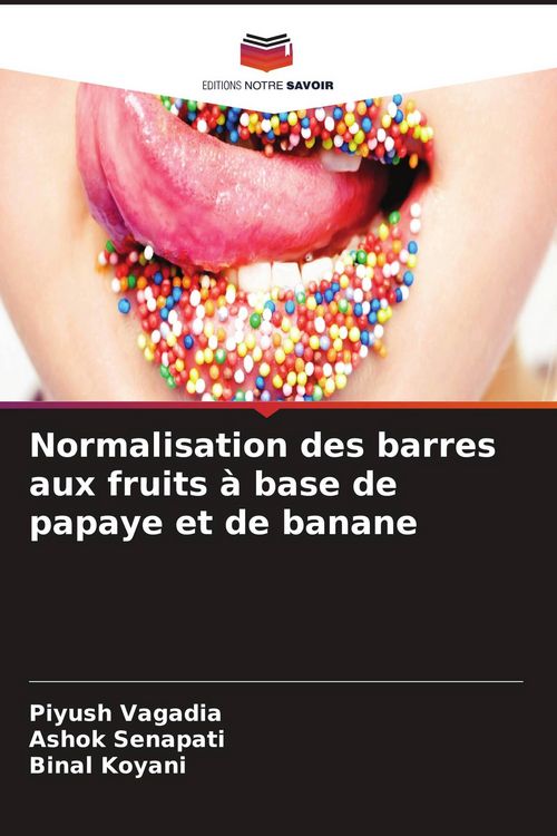 Produktbild: Normalisation des barres aux fruits &agrave; base de papaye et de banane