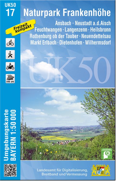 Produktbild: UK50-17 Naturpark Frankenh&ouml;he