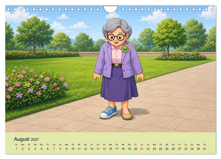 Produktbild: Die wunderbare Welt der Oma (Wandkalender 2027 DIN A4 quer), CALVENDO Monatskalender