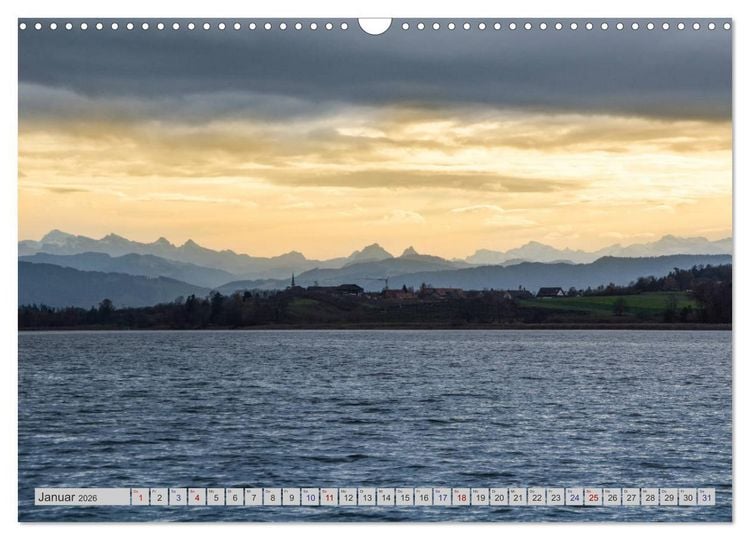 Produktbild: Der malerische Pf&auml;ffikersee (Wandkalender 2026 DIN A3 quer), CALVENDO Monatskalender