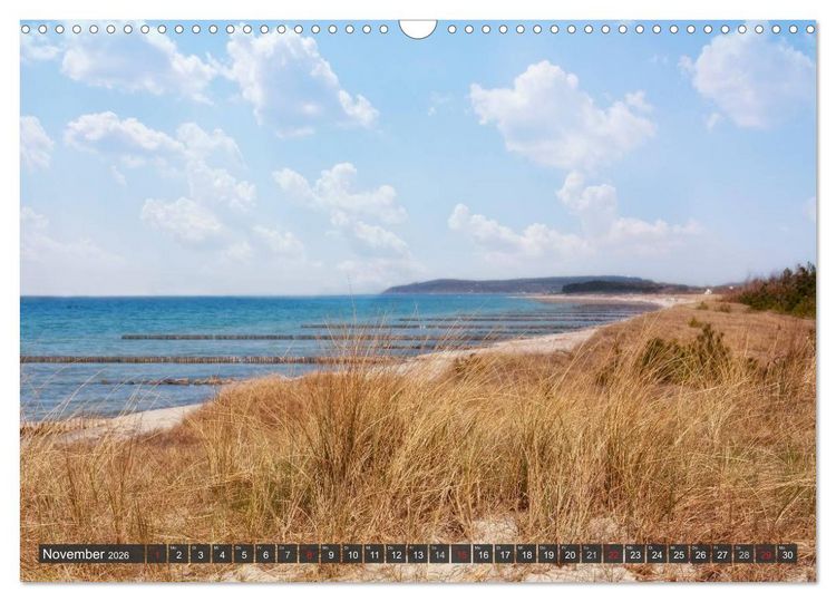 Produktbild: Insel Hiddensee (Wandkalender 2026 DIN A3 quer), CALVENDO Monatskalender
