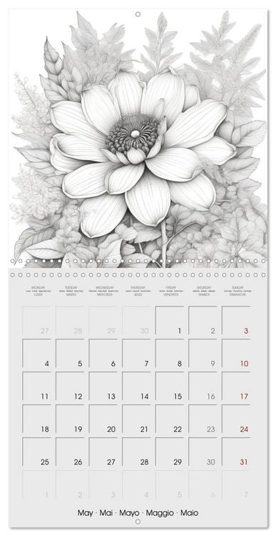 Produktbild: Le monde v&eacute;g&eacute;tal (Calendrier mural carr&eacute; 2026 30x30 cm) Calendrier double avec une page pour vos prises de notes