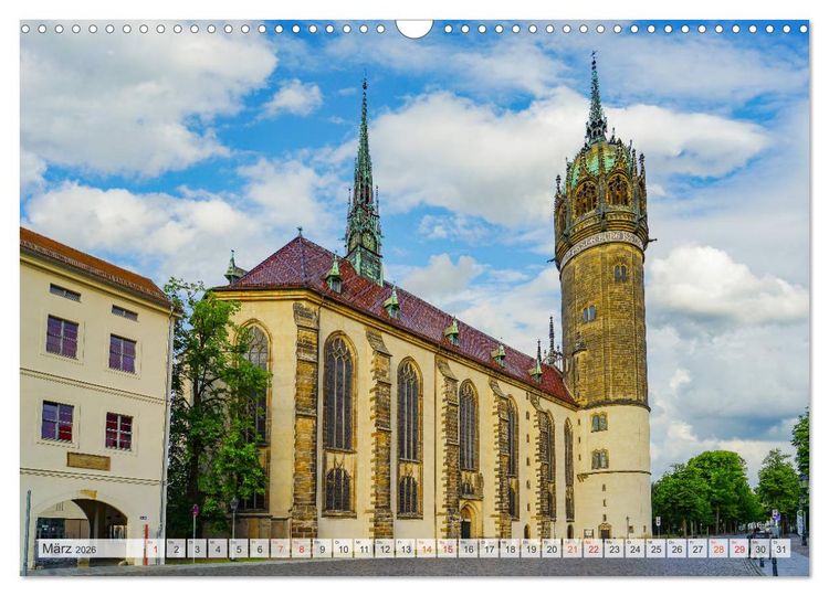 Produktbild: Lutherstadt Wittenberg Impressionen (Wandkalender 2026 DIN A3 quer), CALVENDO Monatskalender