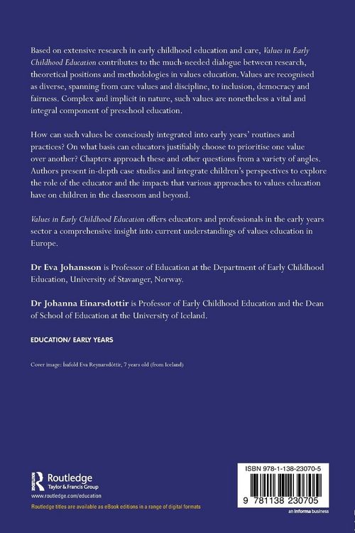 Produktbild: Values in Early Childhood Education