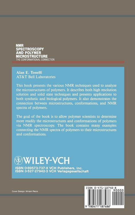 Produktbild: NMR Spectroscopy and Polymer Microstructure