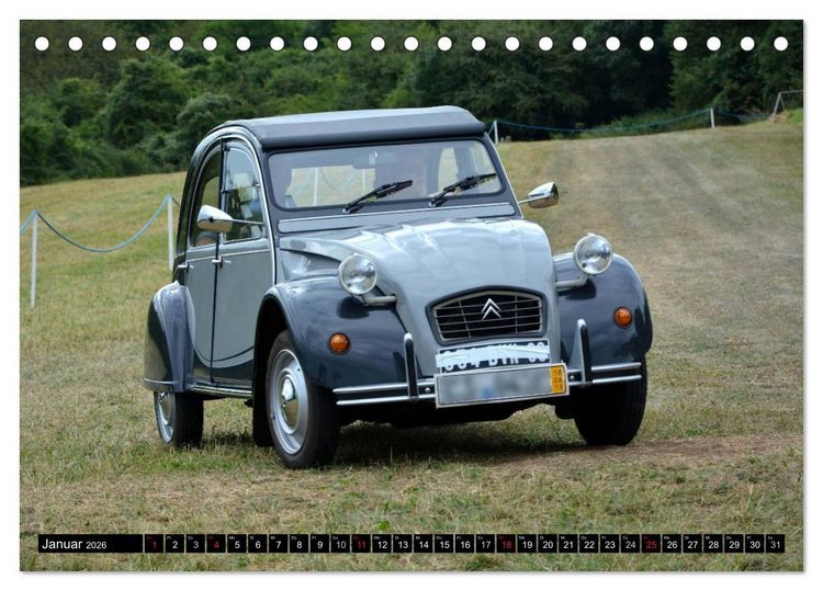 Produktbild: Oldtimer - Kostbarkeiten auf R&auml;dern (Tischkalender 2026 DIN A5 quer), CALVENDO Monatskalender