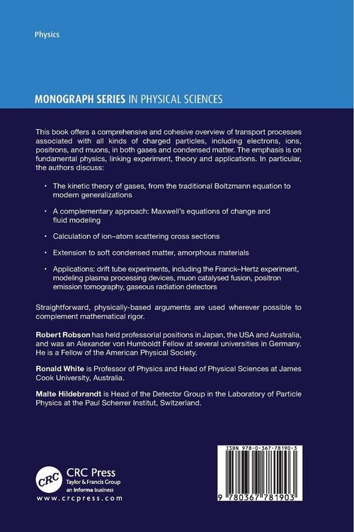 Produktbild: Fundamentals of Charged Particle Transport in Gases and Condensed Matter