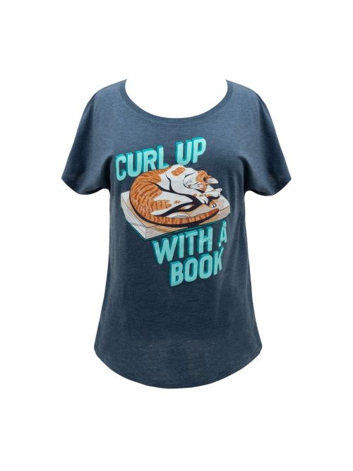 Produktbild: Curl Up with a Book Women's Relaxed Fit T-Shirt Small