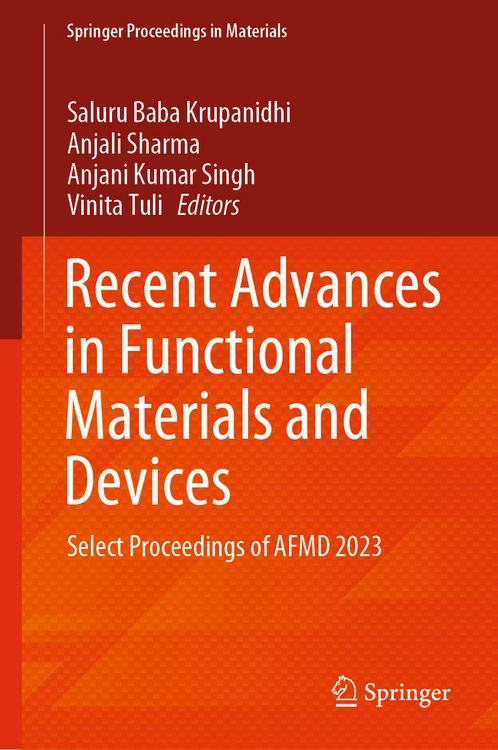 Produktbild: Recent Advances in Functional Materials and Devices