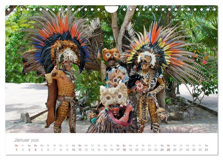 Produktbild: Tulum - Mexico (Wandkalender 2026 DIN A4 quer), CALVENDO Monatskalender