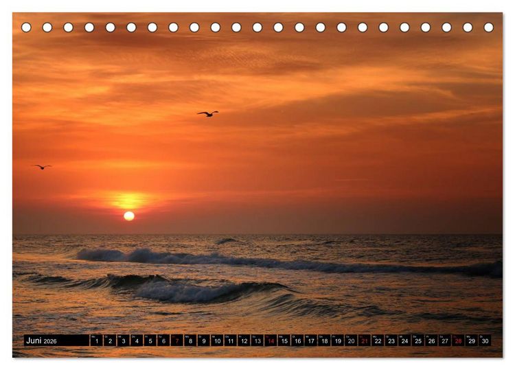 Produktbild: Urlaub in Warnem&uuml;nde (Tischkalender 2026 DIN A5 quer), CALVENDO Monatskalender